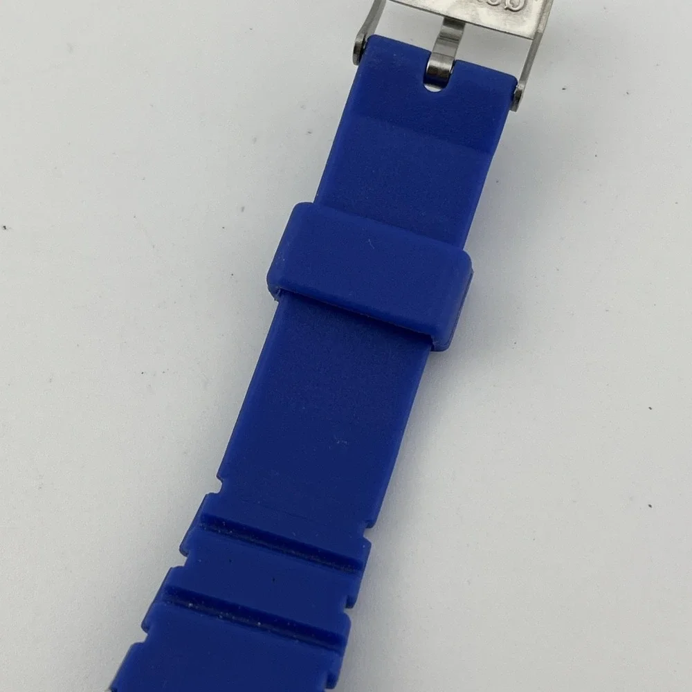 Vintage 1986 Le Jour Sea Line Sixty Color Wheel Watch Blue Band-For Parts/Repair